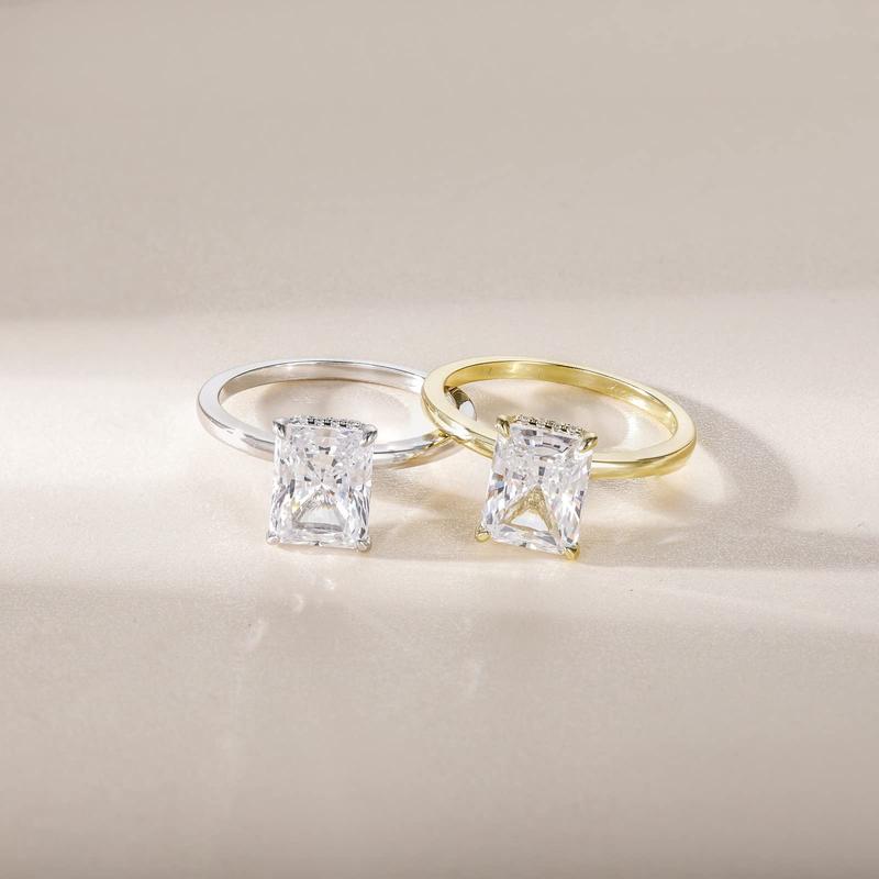 3ct S925 Radiant Cut Ring