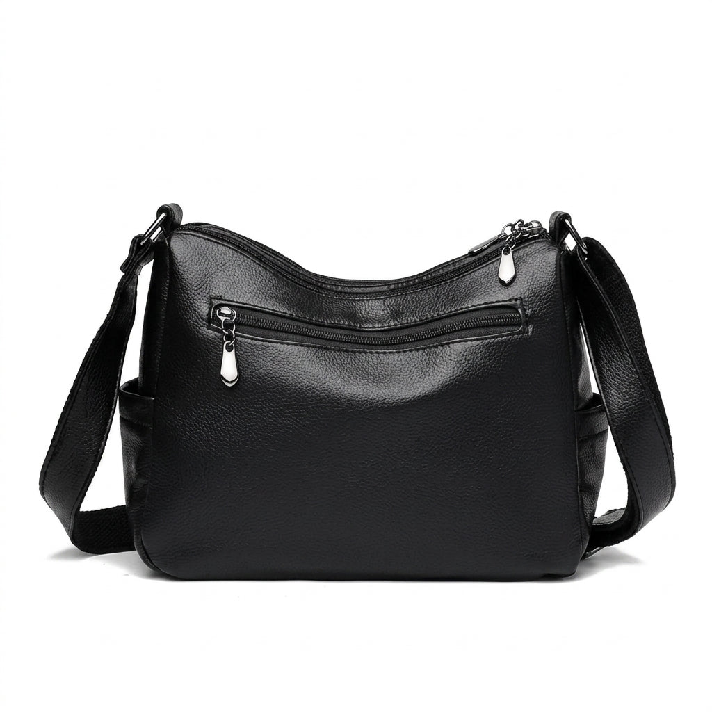 Minimal Checkered Shoulder Bag