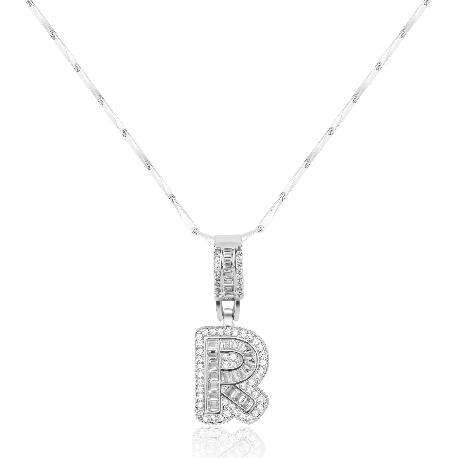bold initial necklace