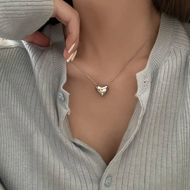 Love Heart Chain Necklace
