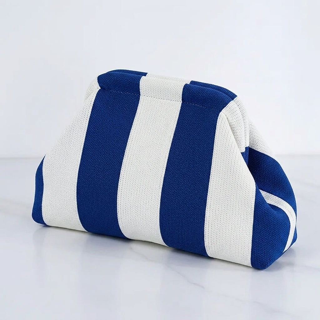 Striped Dumpling Bag