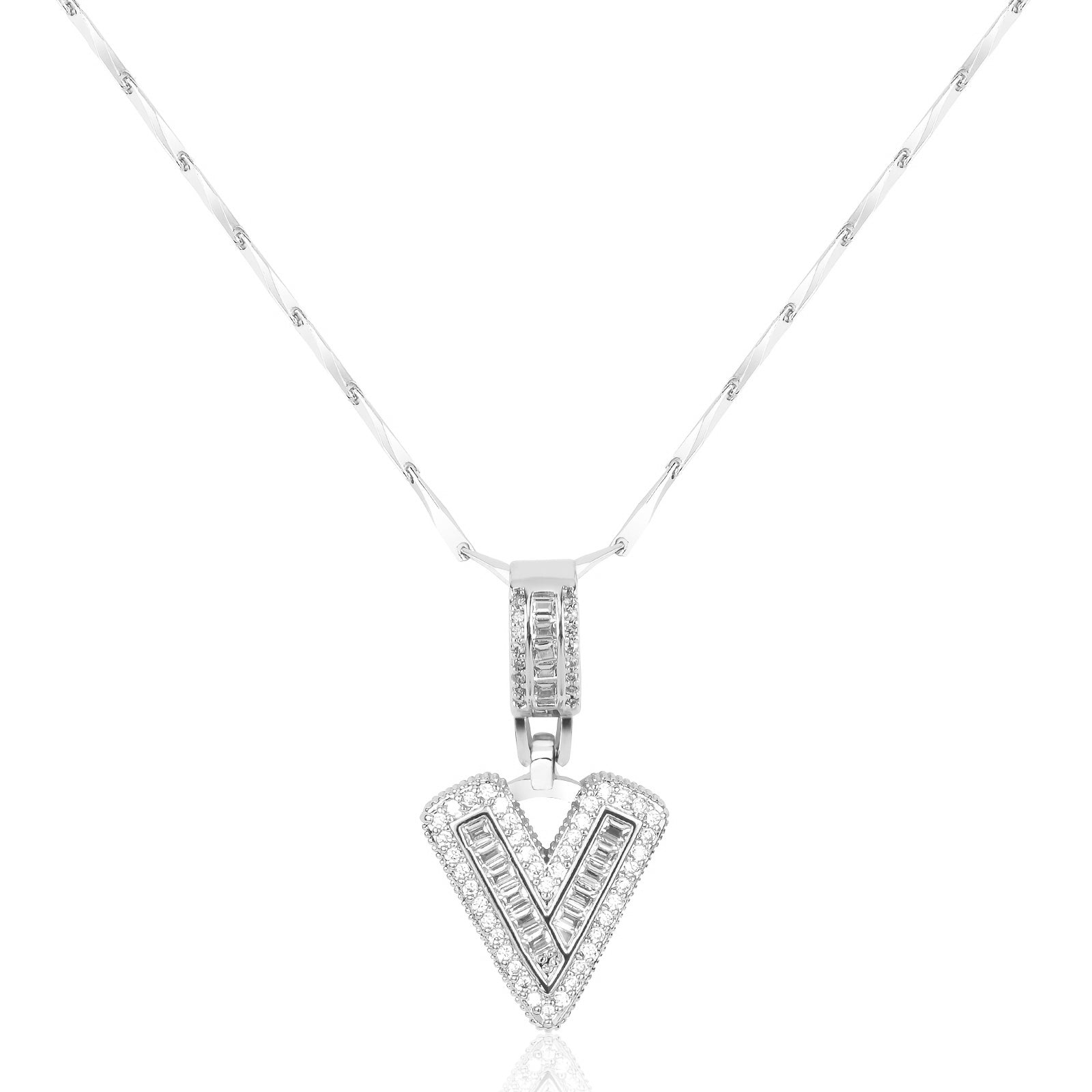 bold initial necklace