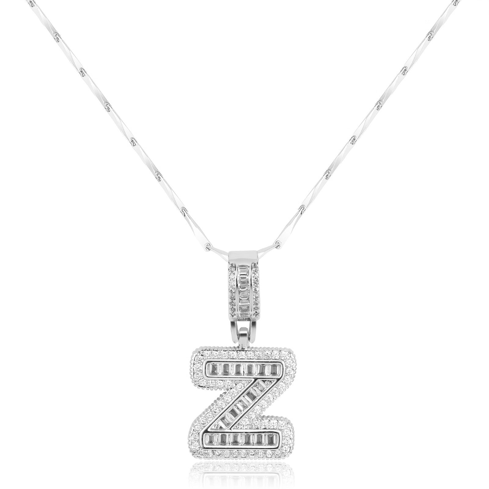 bold initial necklace