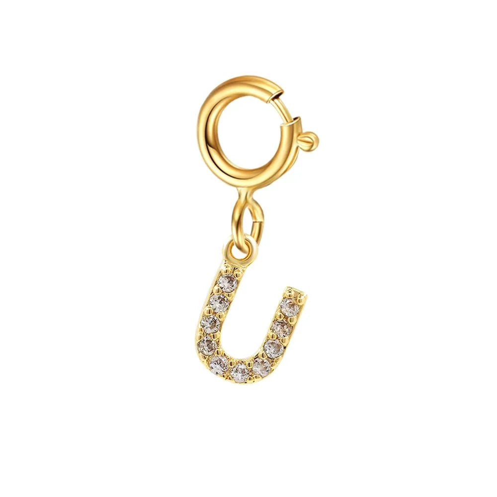 dainty cuban figaro chain letter initial bracelet