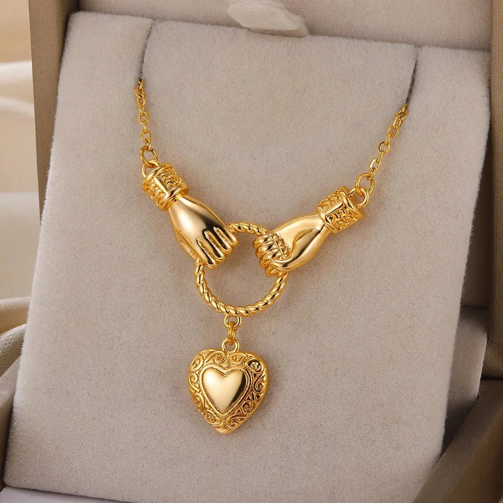 Dainty Holding Onto Love Necklace