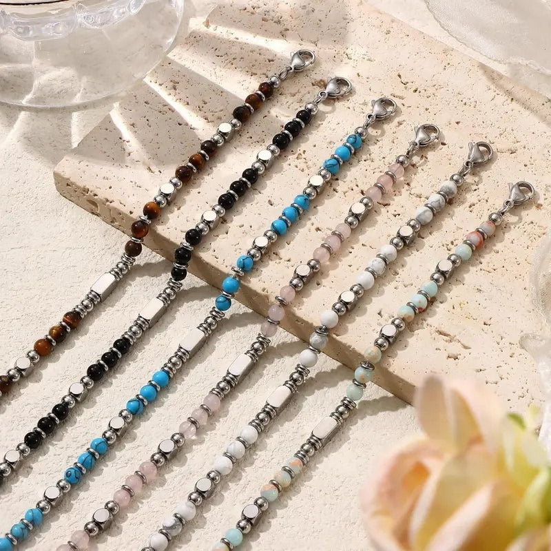 Geometric Beaded Boho Bracelet