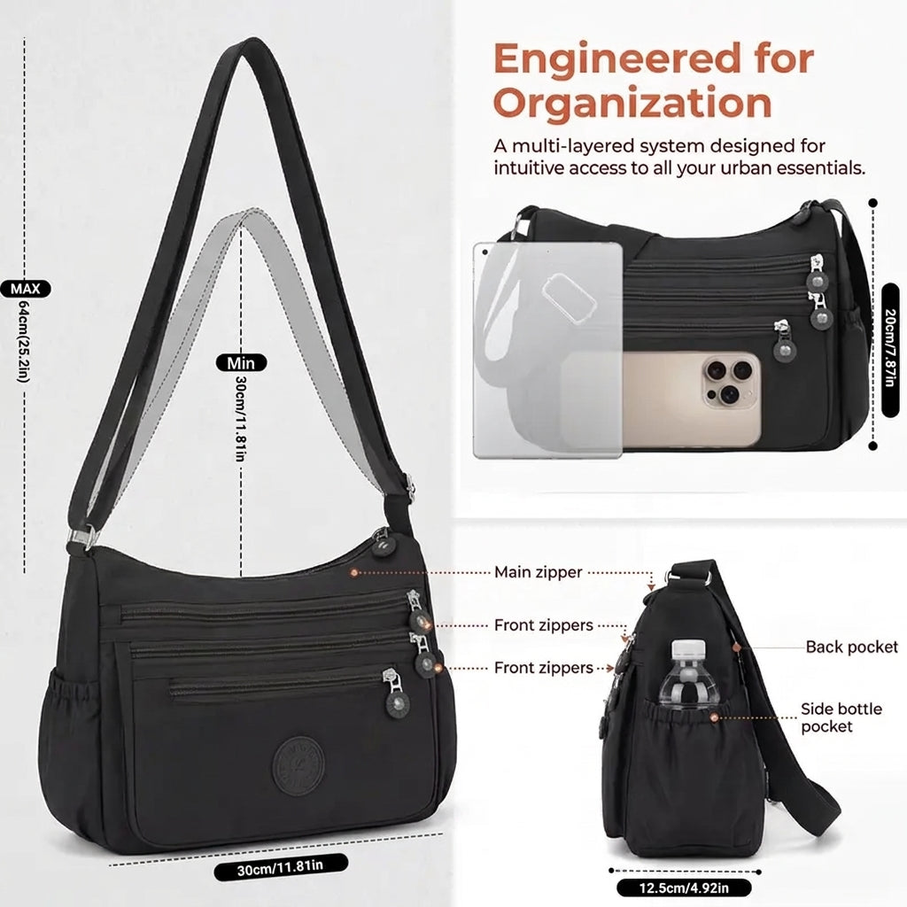 Anti Theft Cross Body Bag