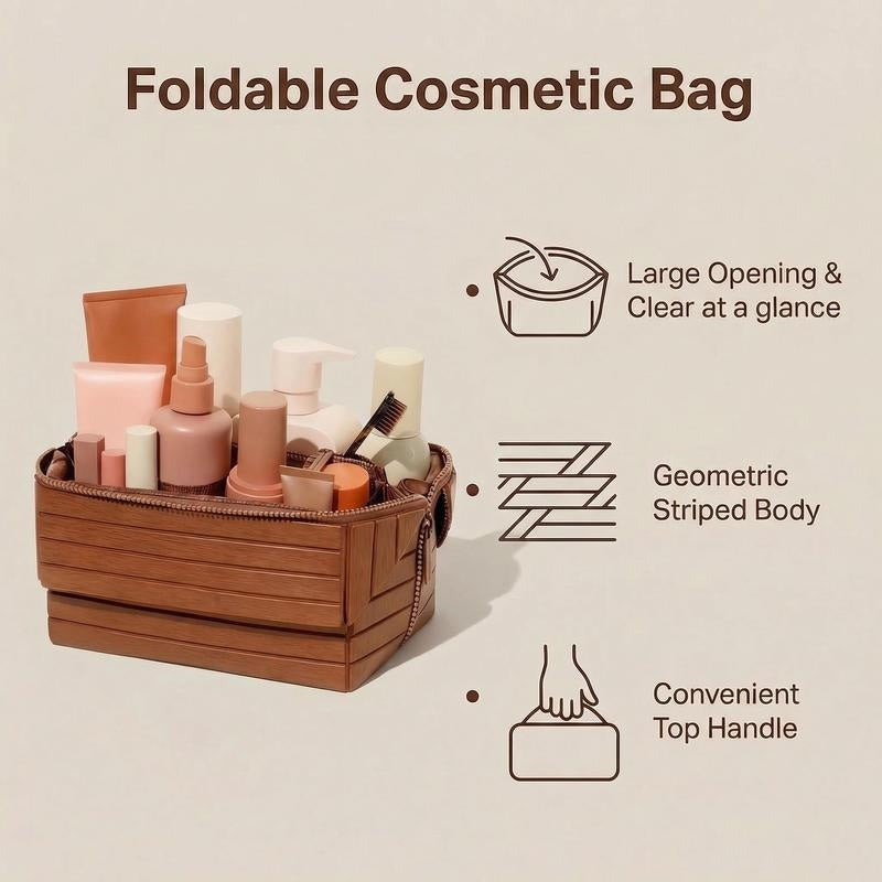 Fold Open Toiletry Bag