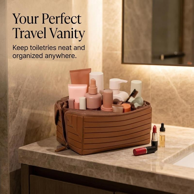 Fold Open Toiletry Bag