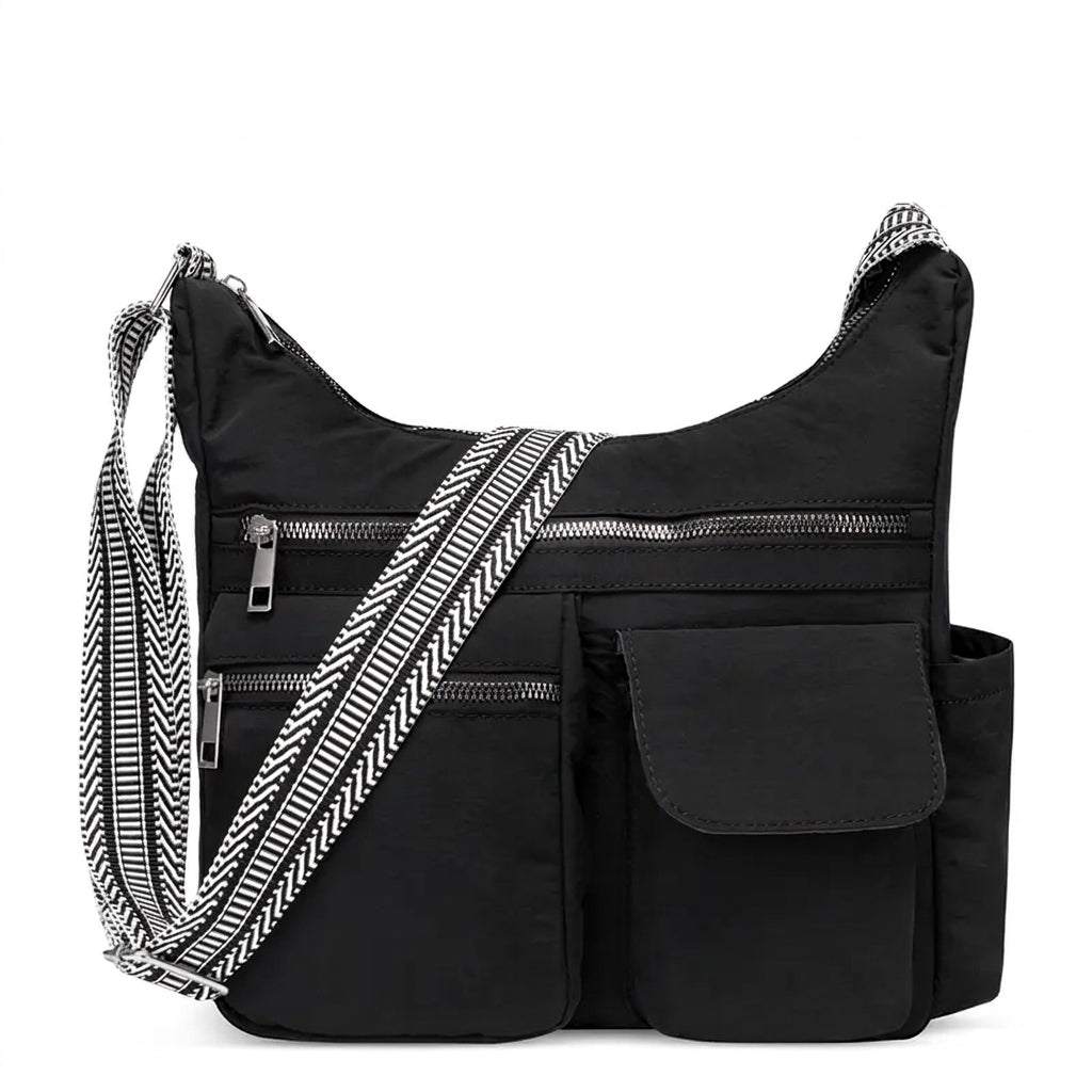 Multi Pocket Water Resistant Crossbody Bag