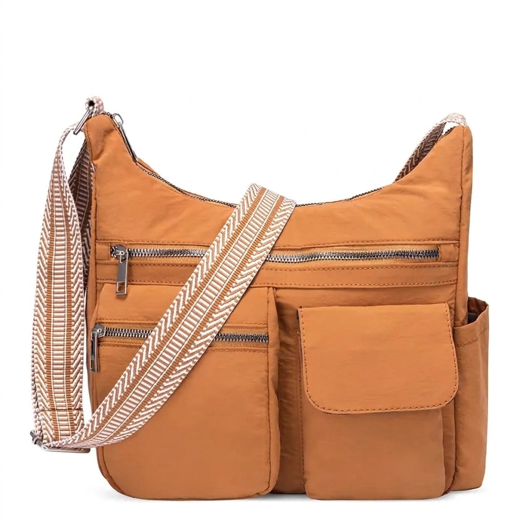 Multi Pocket Water Resistant Crossbody Bag