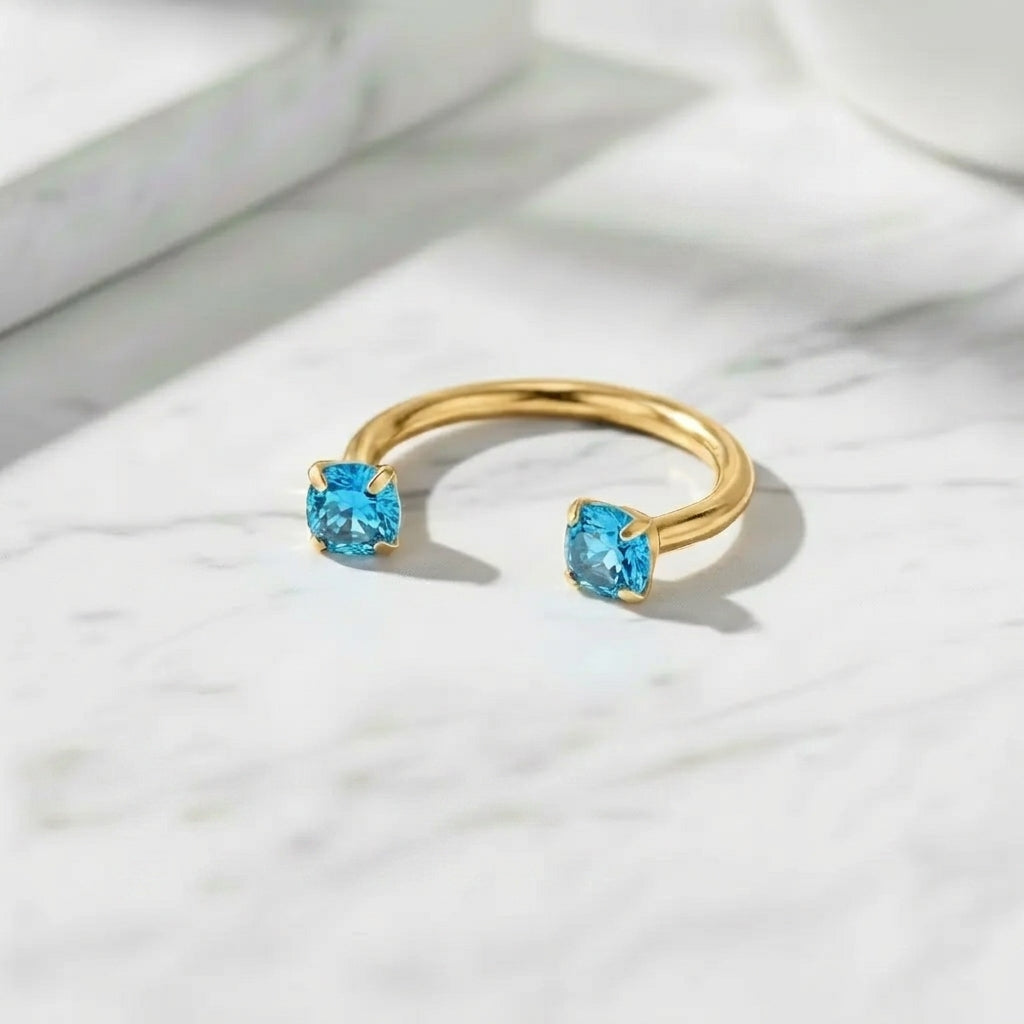 18G Horseshoe Nose Ring in gold