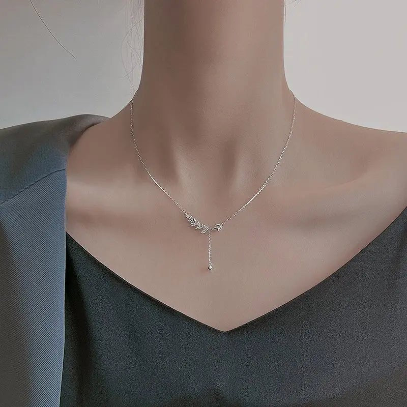 S925 Diamond Tree Botanical Necklace