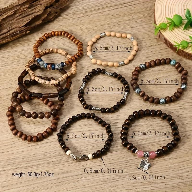 72pc Adjustable Boho Bracelet Variety Set