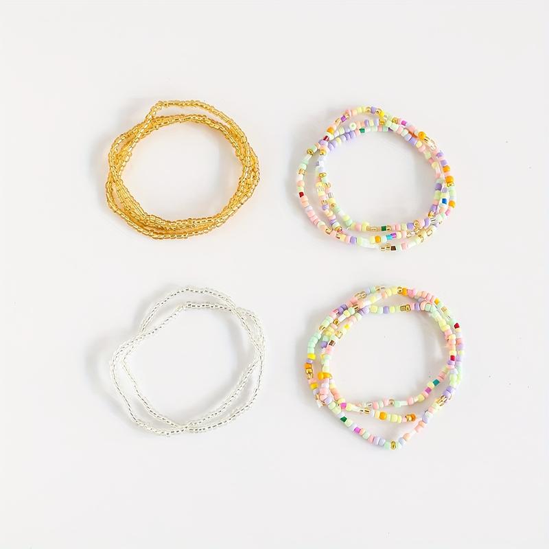 11pc Boho Pastel Bracelet Stack