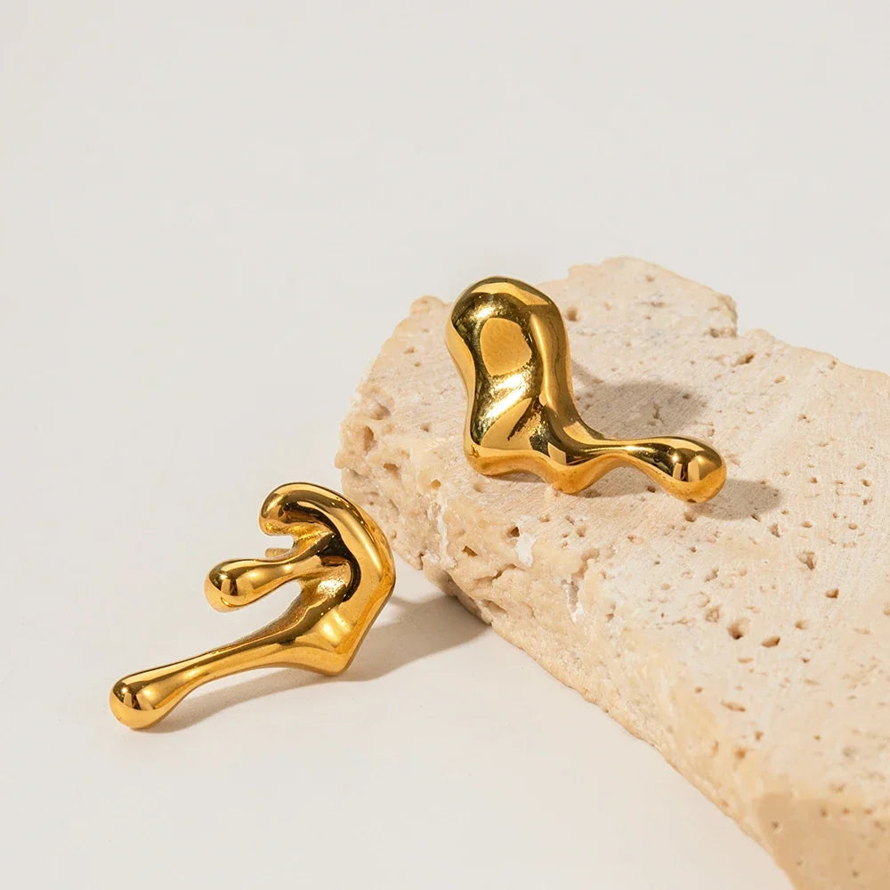 Dainty Melt Earrings