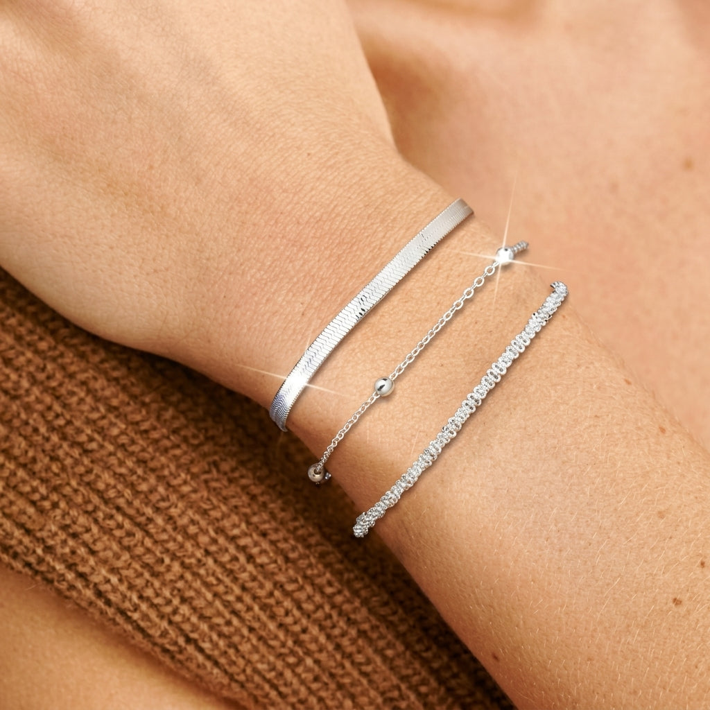 3pc Classy Bracelet Stack