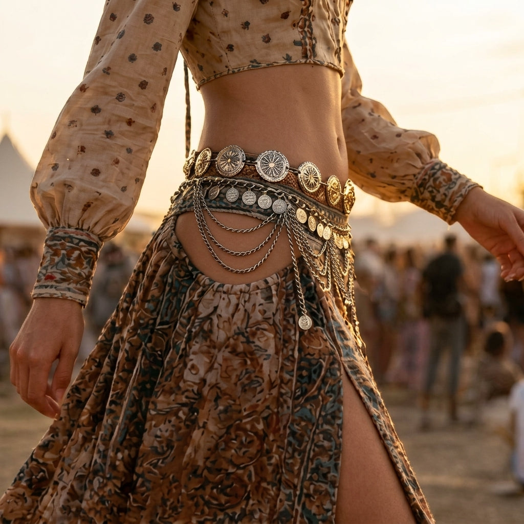 Multi Layered Boho Waist Chain