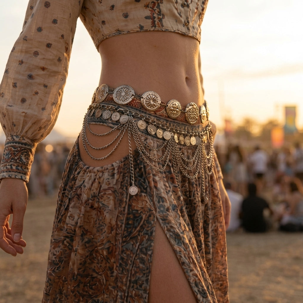 Multi Layered Boho Waist Chain