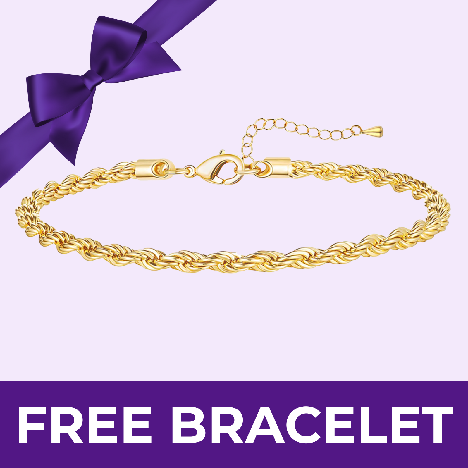 Free gift rope bracelet
