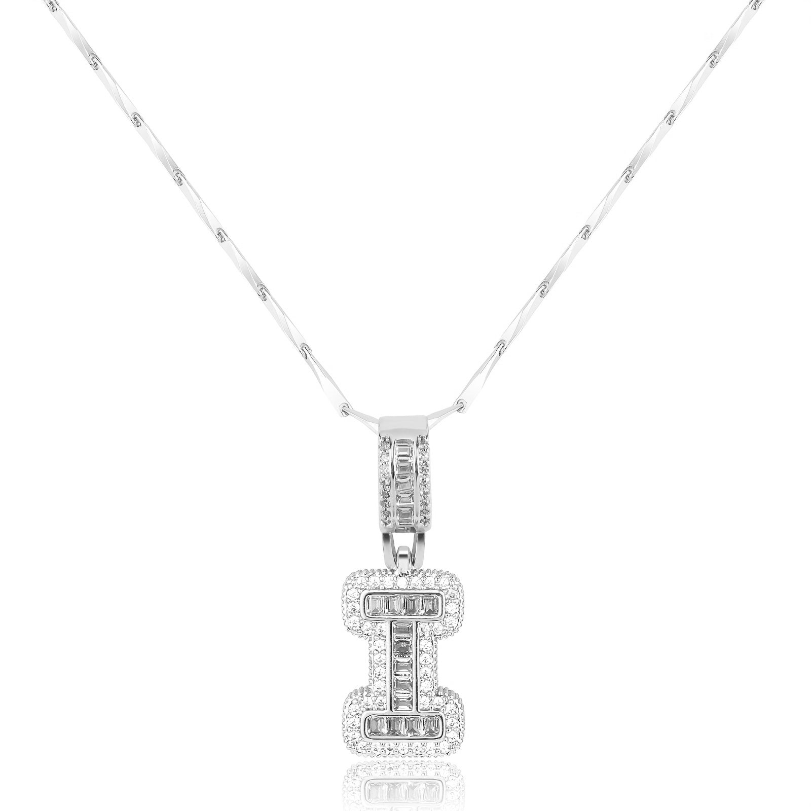 bold initial necklace