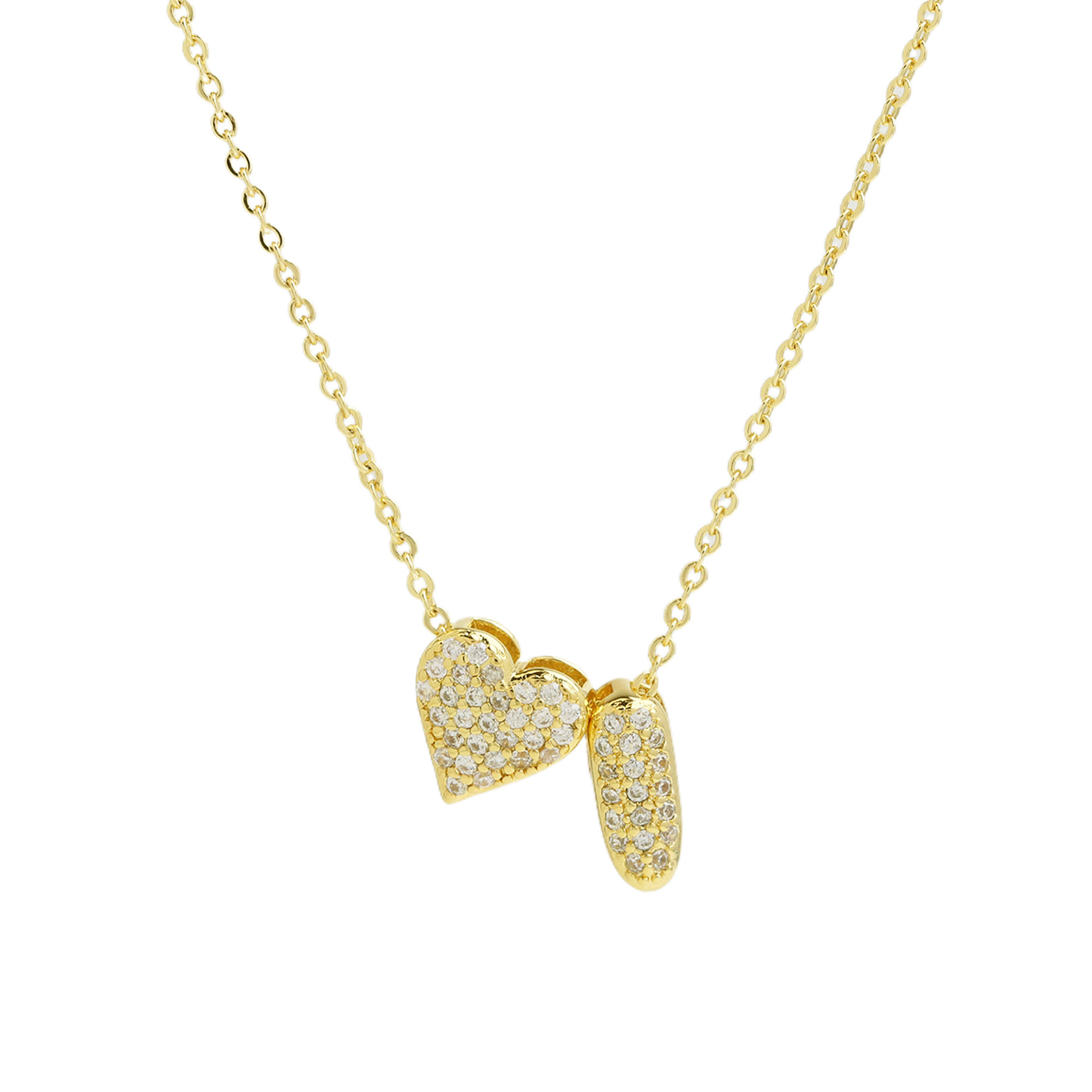 elegant statement love letter initial necklace