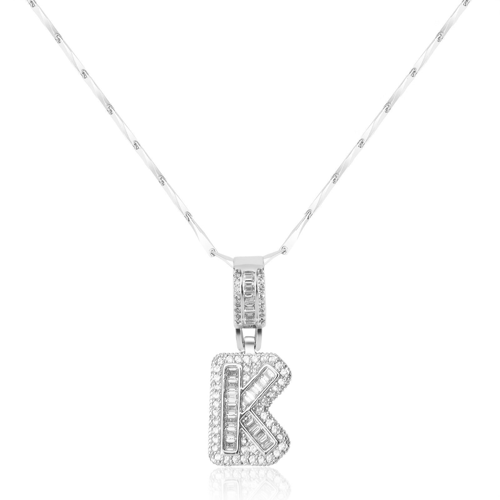 bold initial necklace
