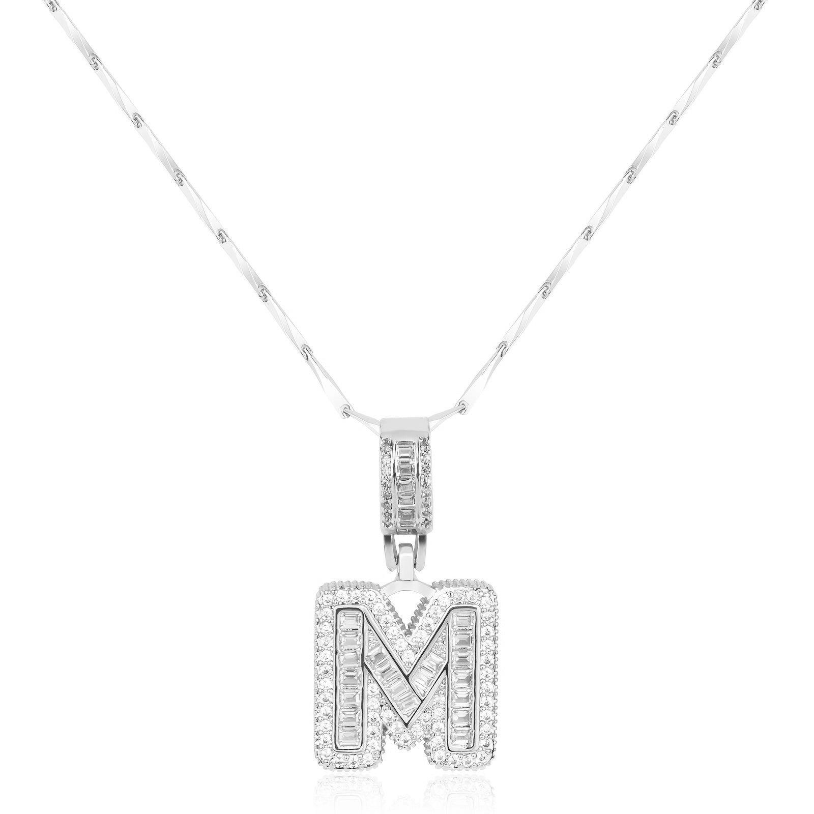 bold initial necklace
