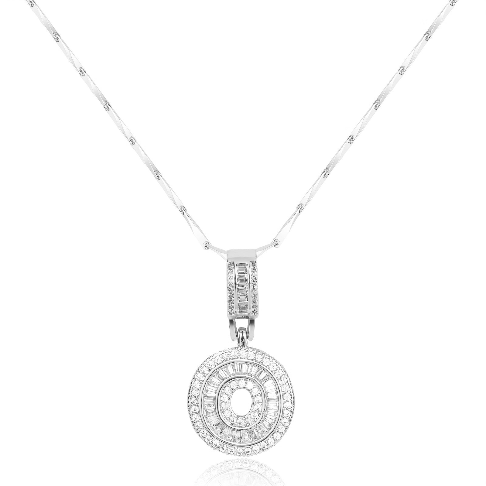 bold initial necklace
