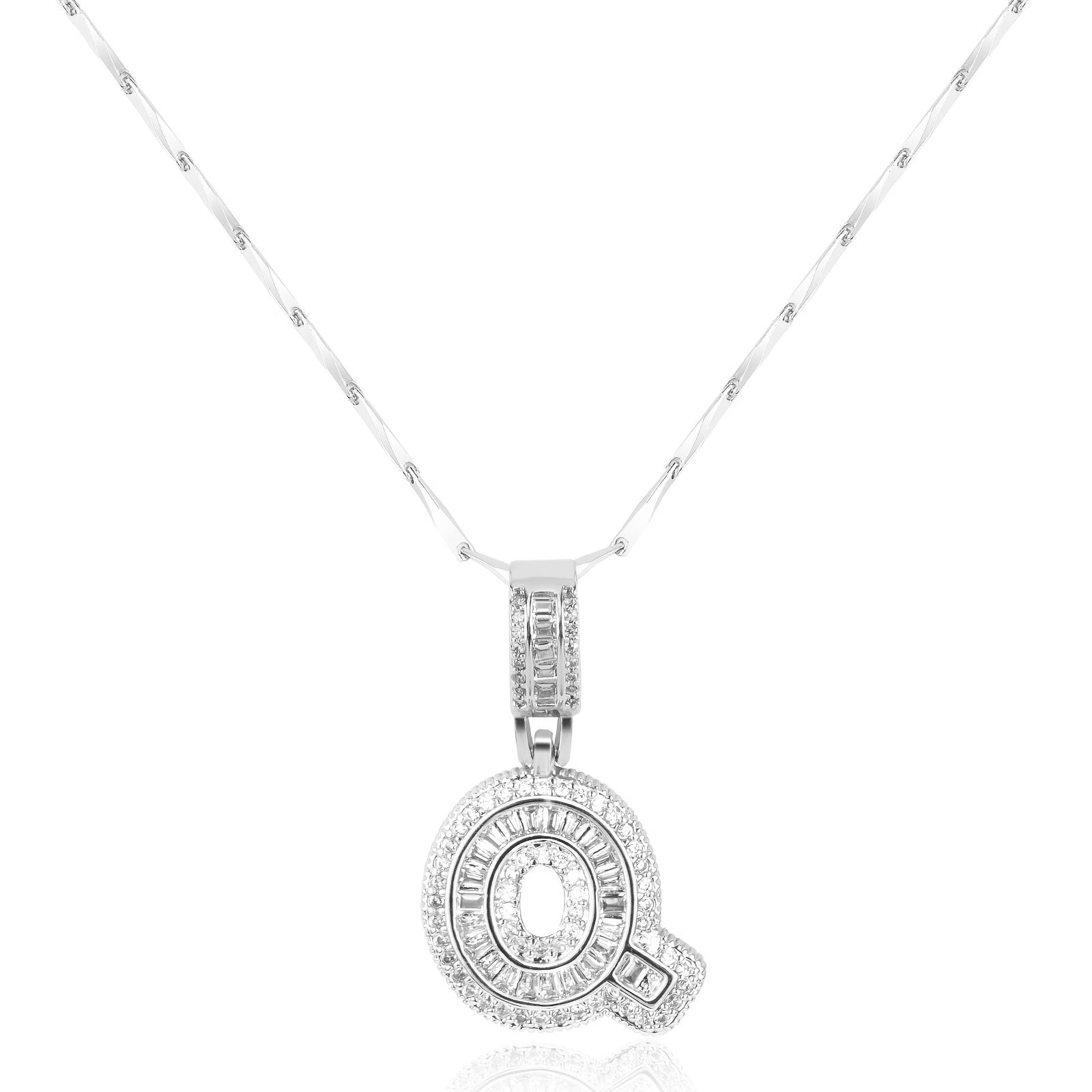 bold initial necklace