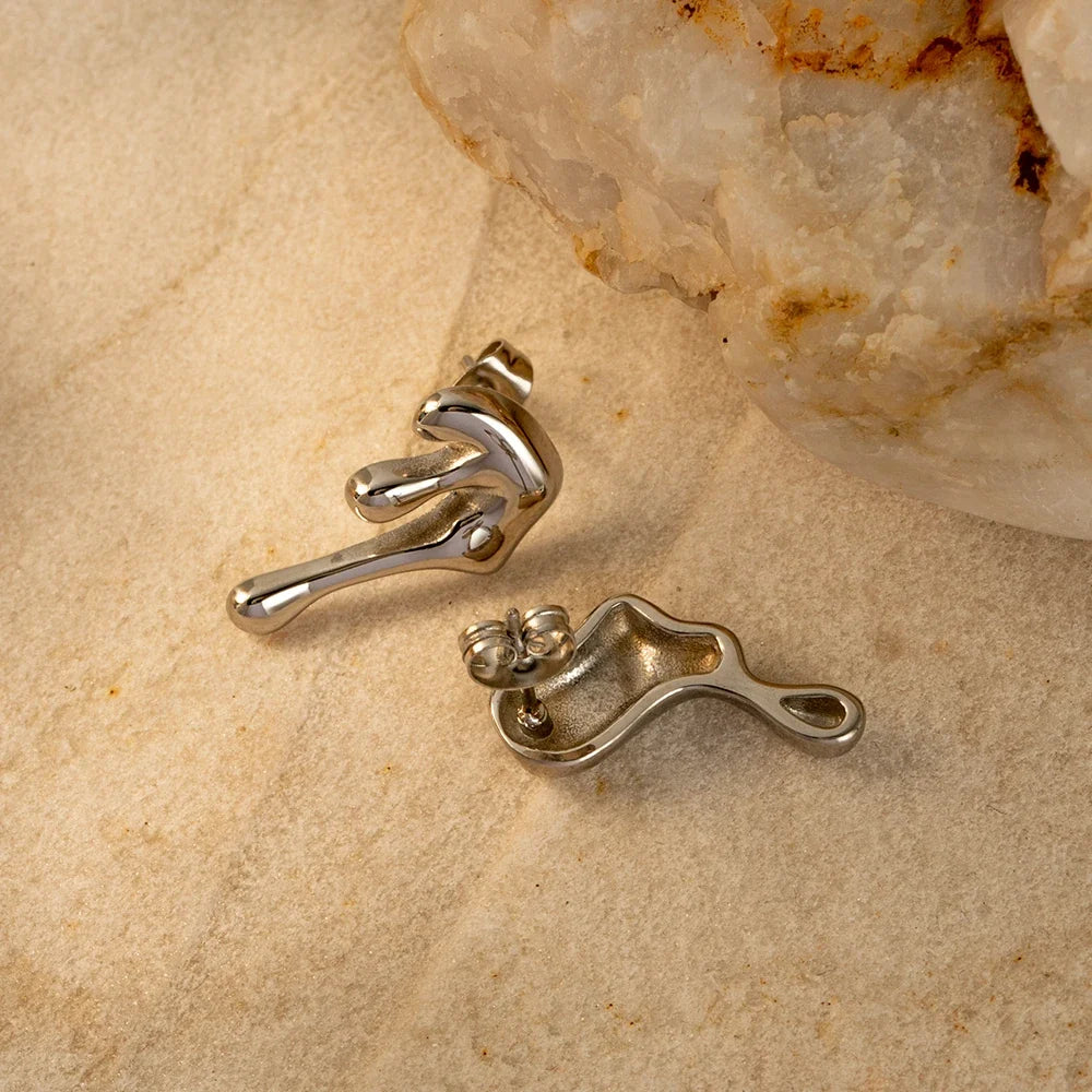 Dainty Melt Earrings