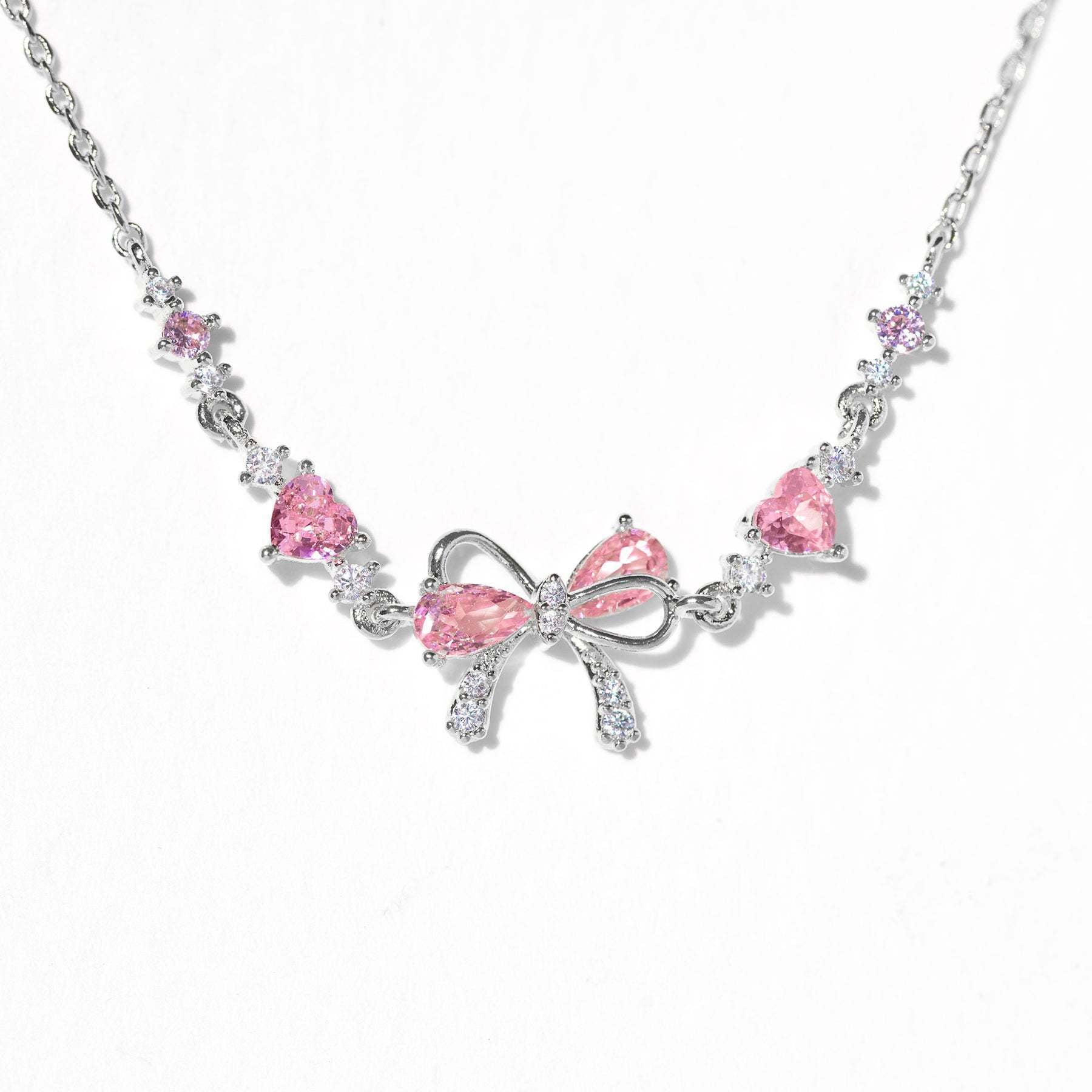 Dainty Bow Bond Bracelets in silver