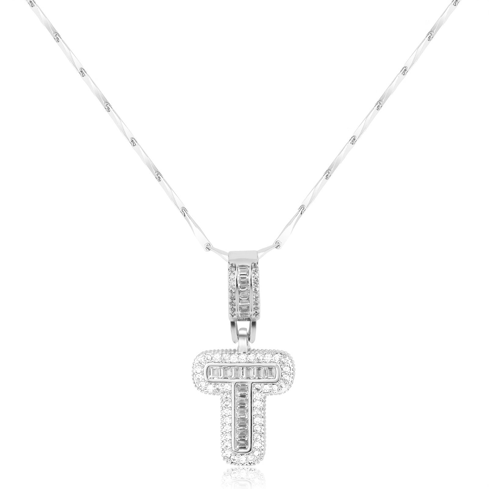 bold initial necklace