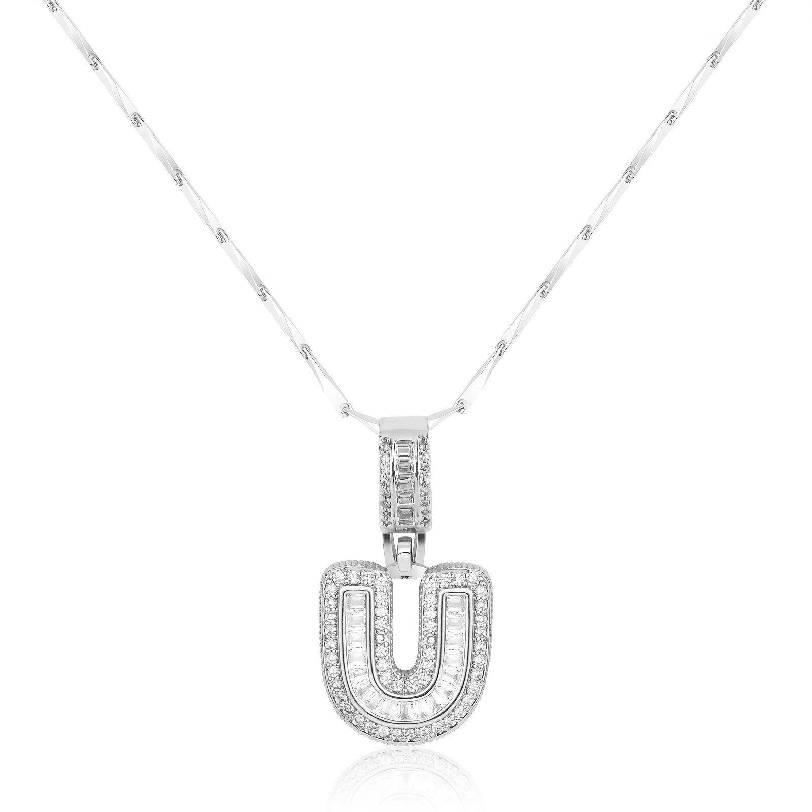 bold initial necklace