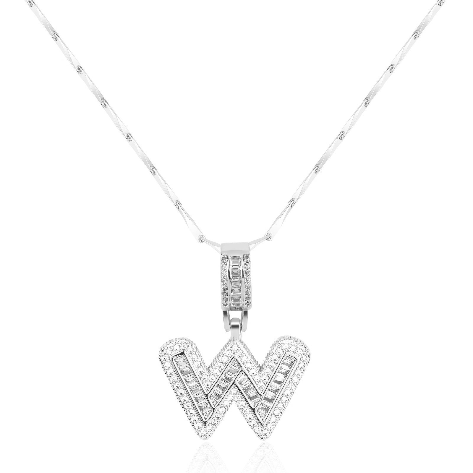 bold initial necklace
