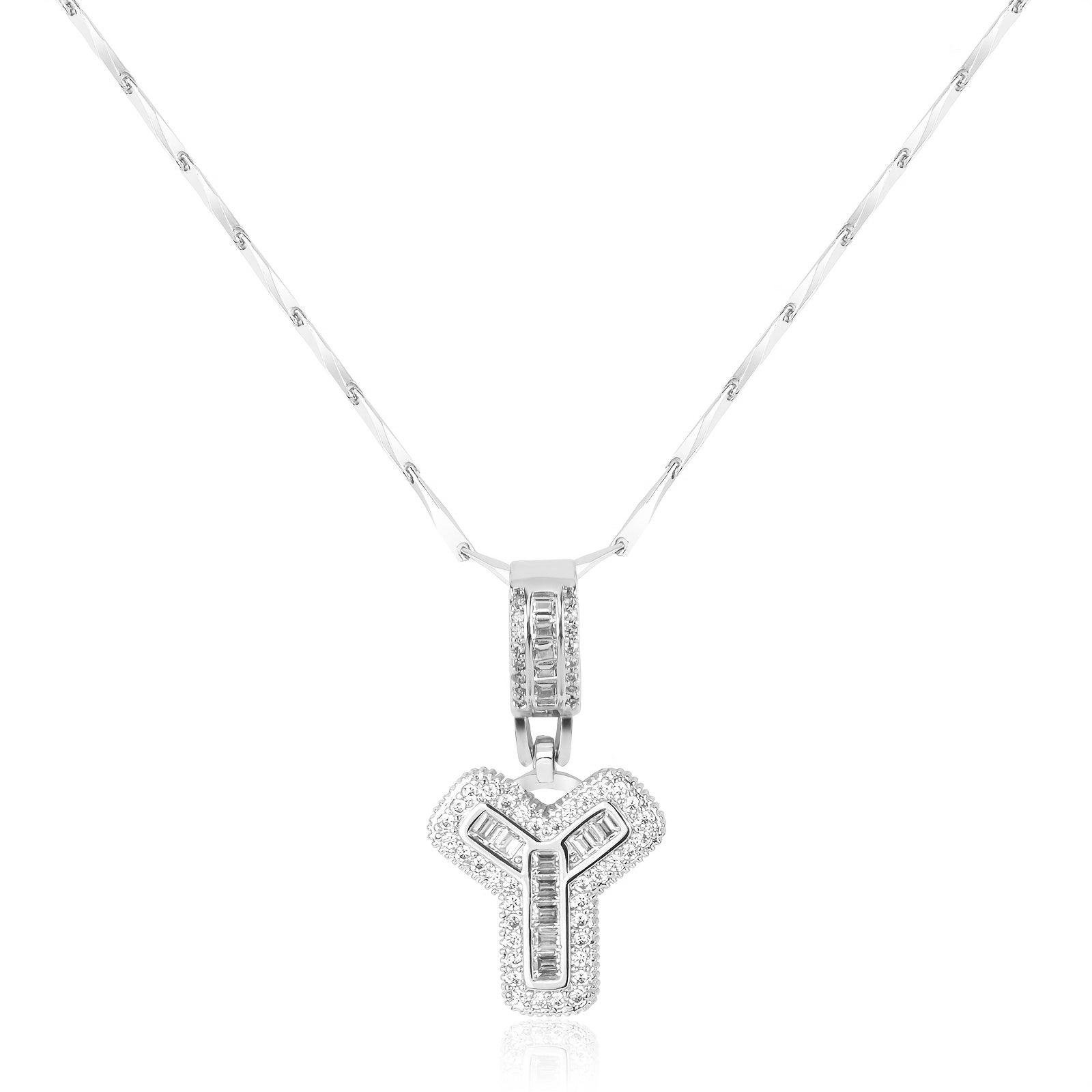 bold initial necklace