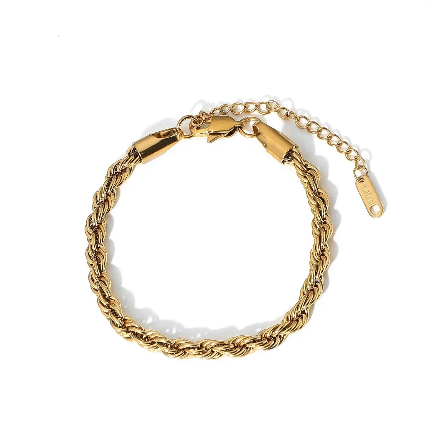 classy gold mix match bracelets