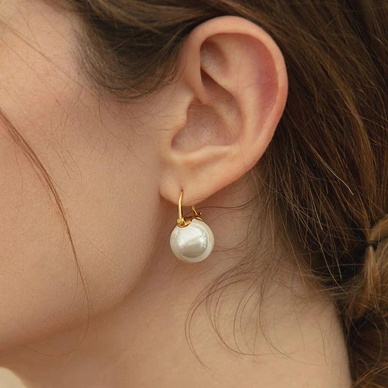 Elegant Pearl Drop Earrings
