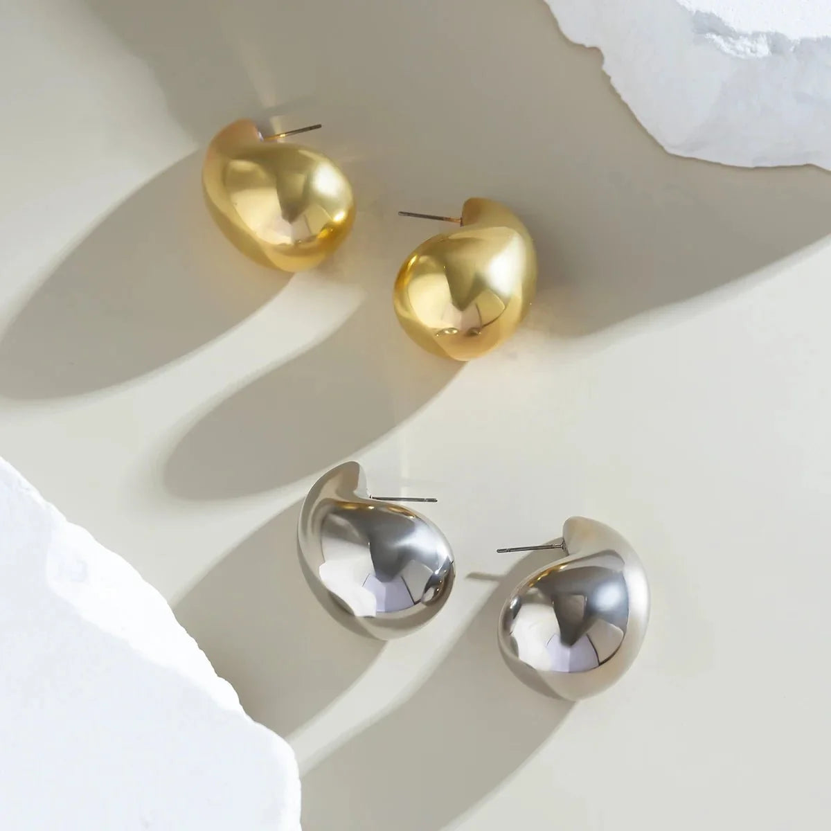 Statement Water Drop Earrings