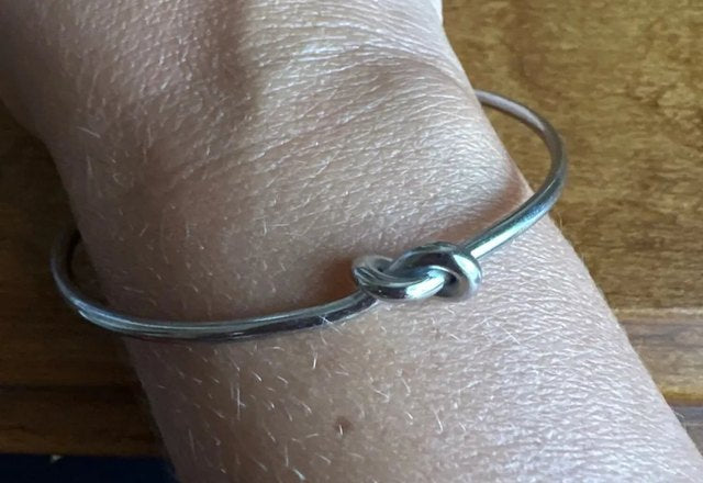 Classic Knot Bracelet worn by a customer